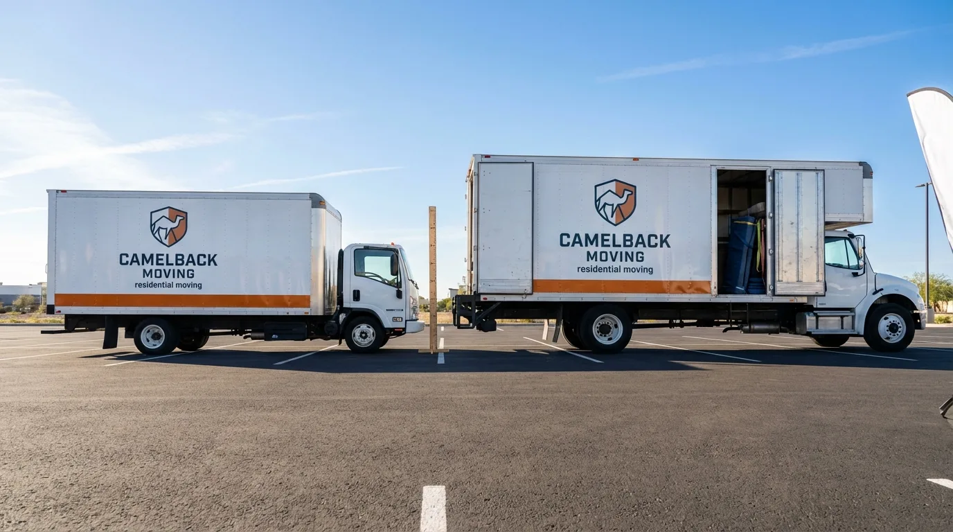 Moving truck size capacity guide in Oakland City